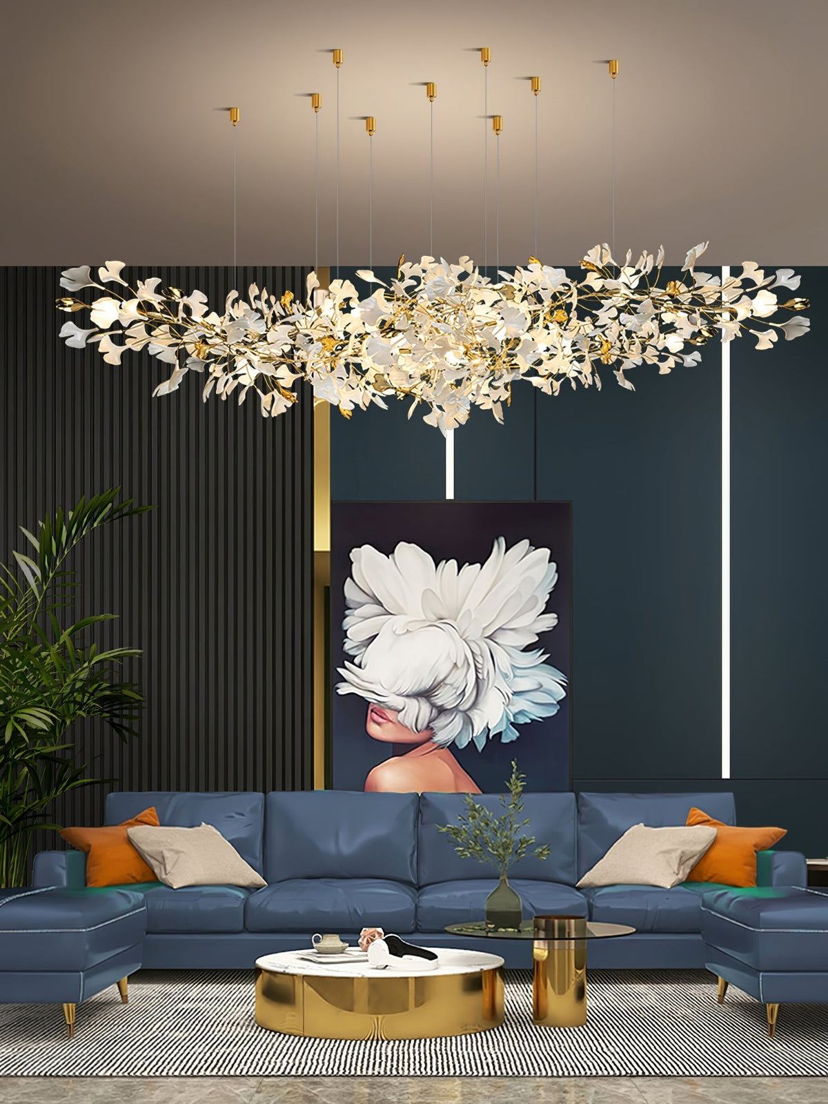 Ideniel Ceramic Chandelier-Moonnatur