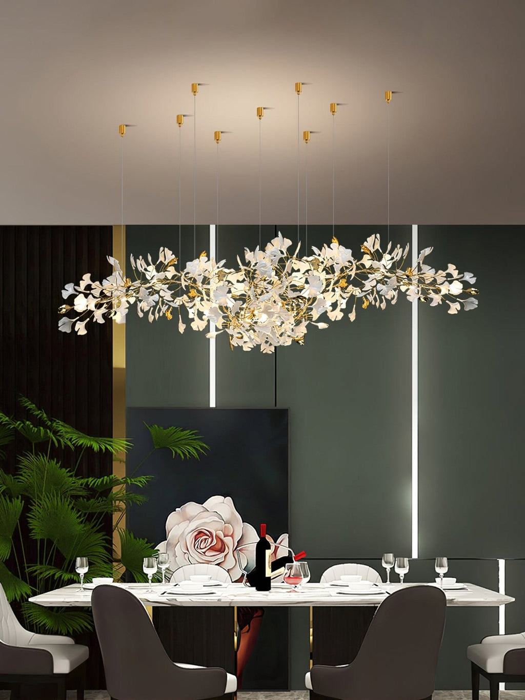 Ideniel Ceramic Chandelier-Moonnatur