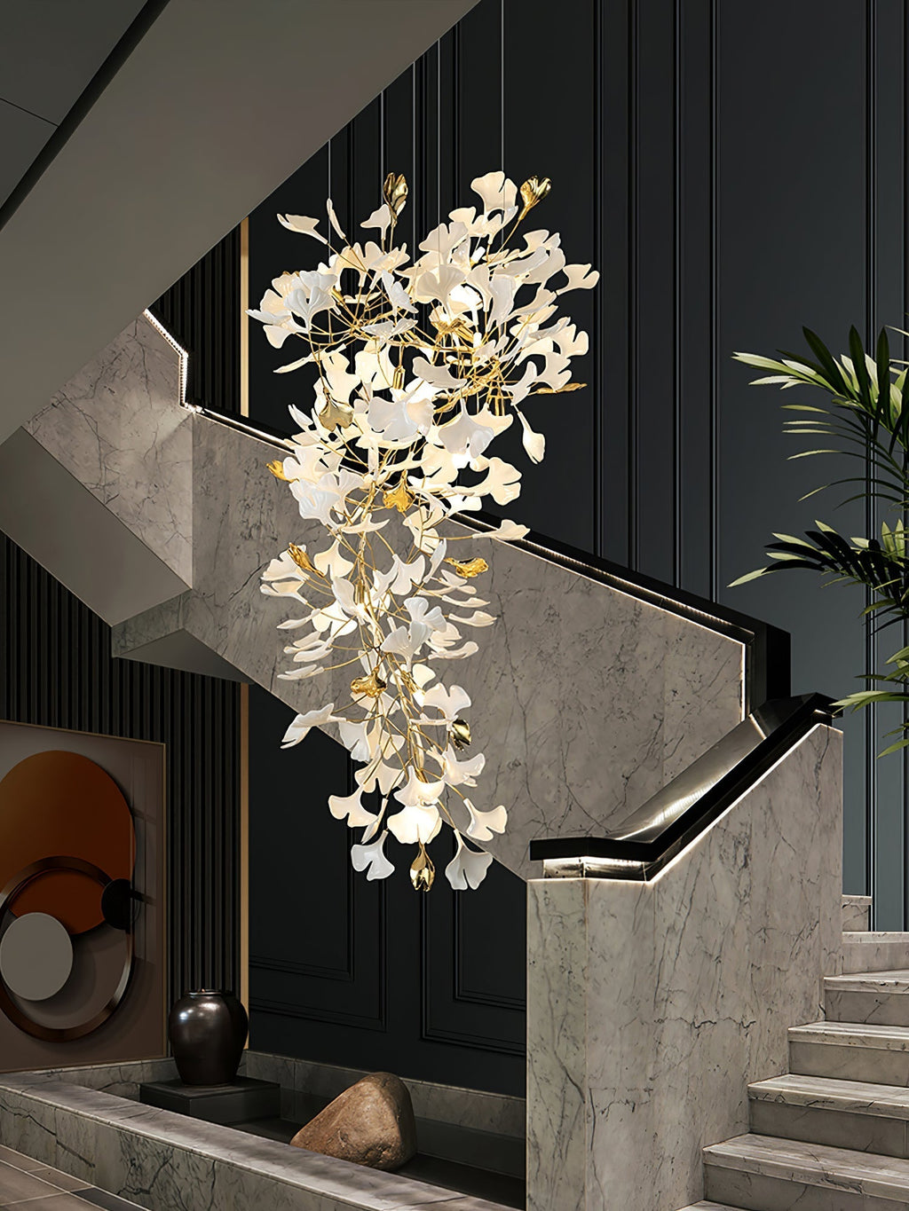 Ideniel Ceramic Chandelier-Moonnatur