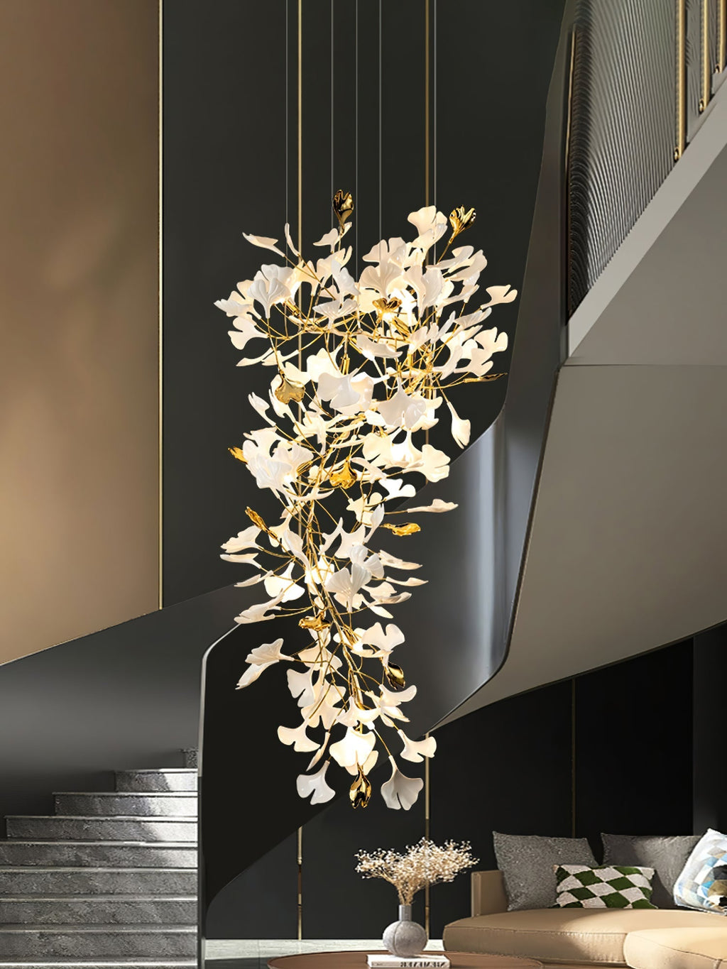 Ideniel Ceramic Chandelier-Moonnatur