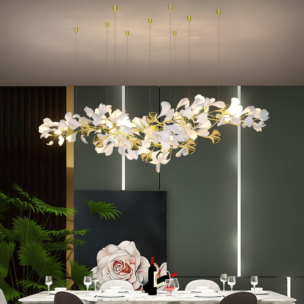 Ideniel Ceramic Chandelier-Moonnatur