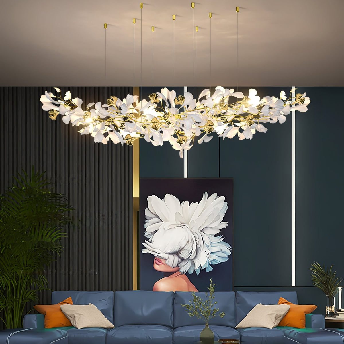 Ideniel Ceramic Chandelier-Moonnatur
