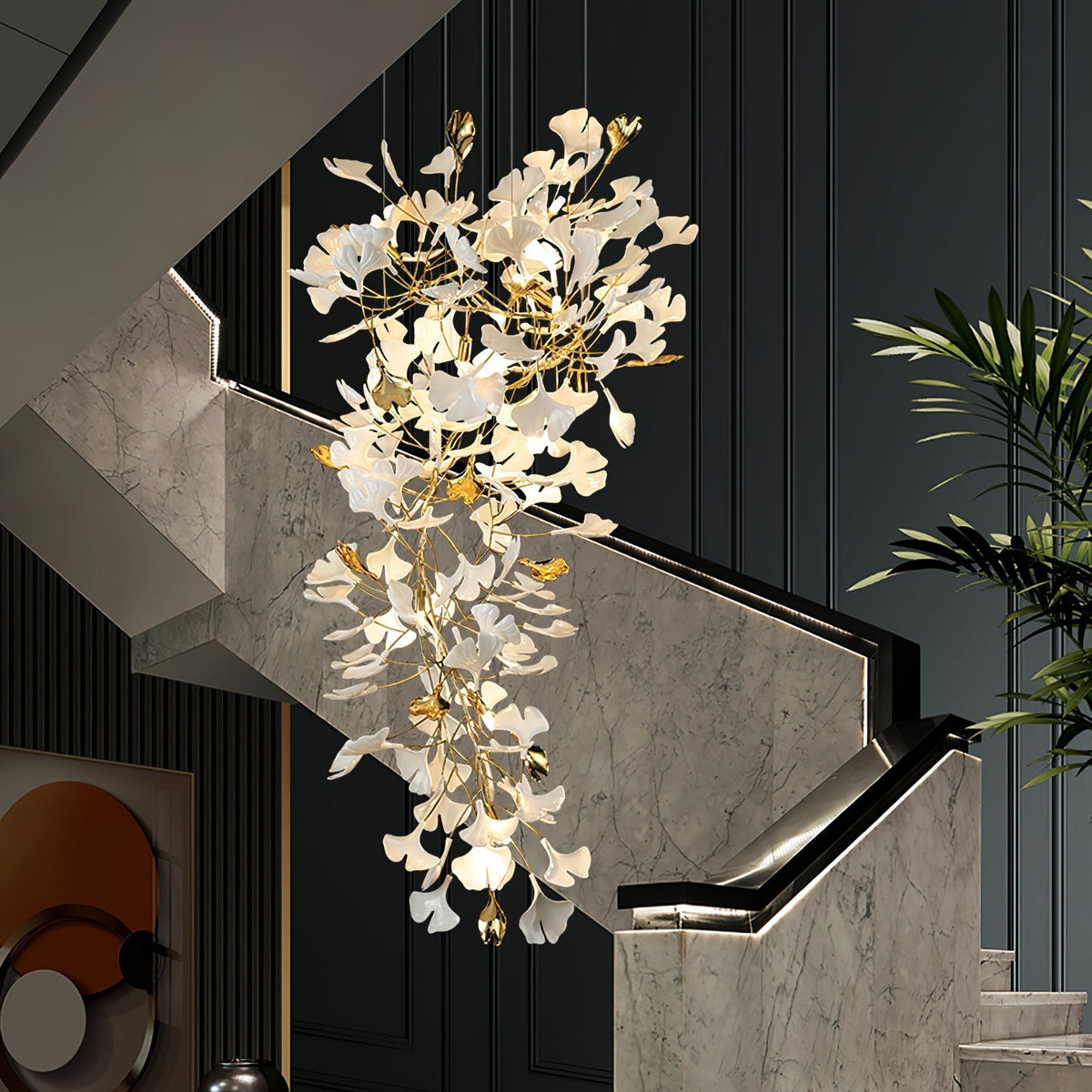 Ideniel Ceramic Chandelier-Moonnatur