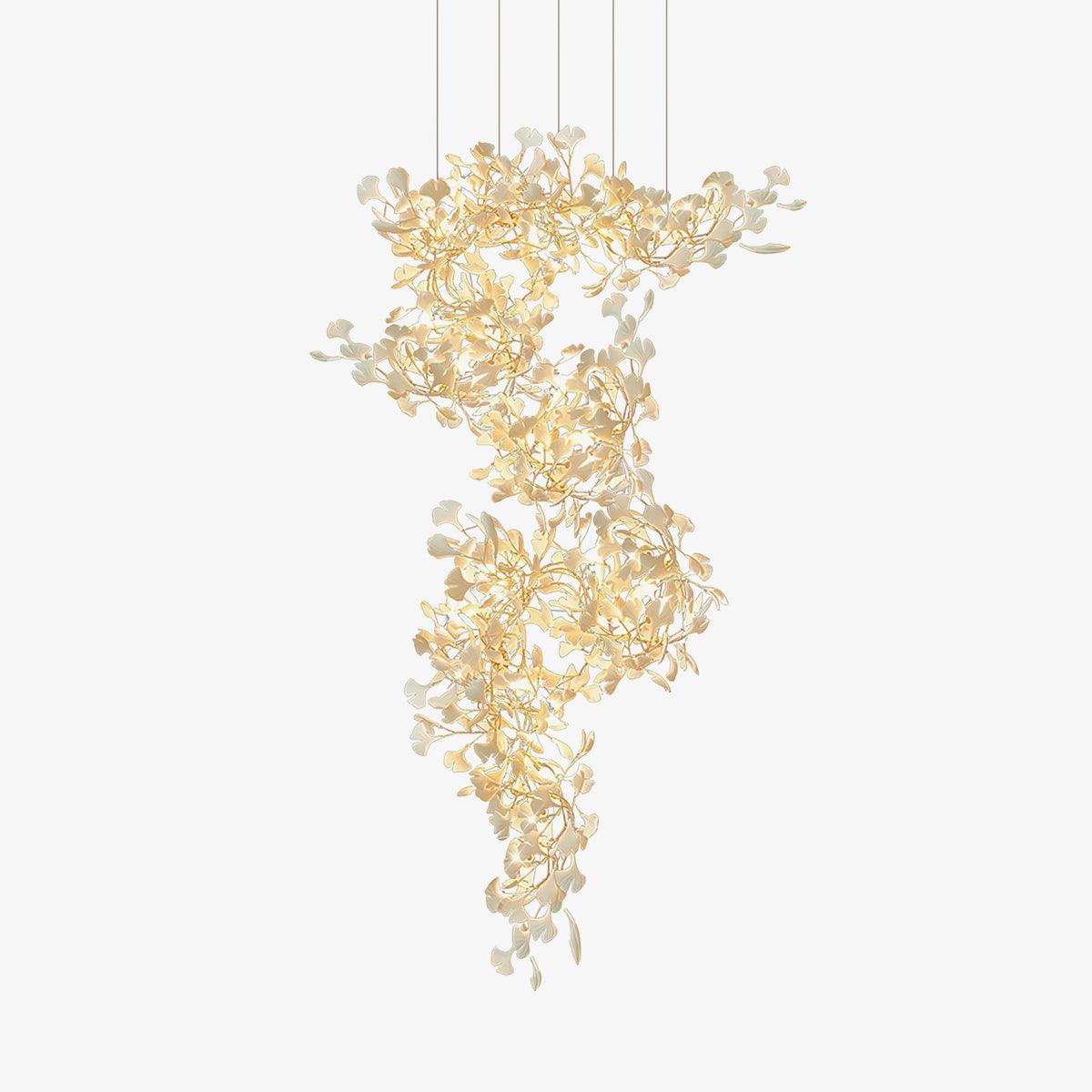 Koralisse Ceramic Chandelier-Moonnatur