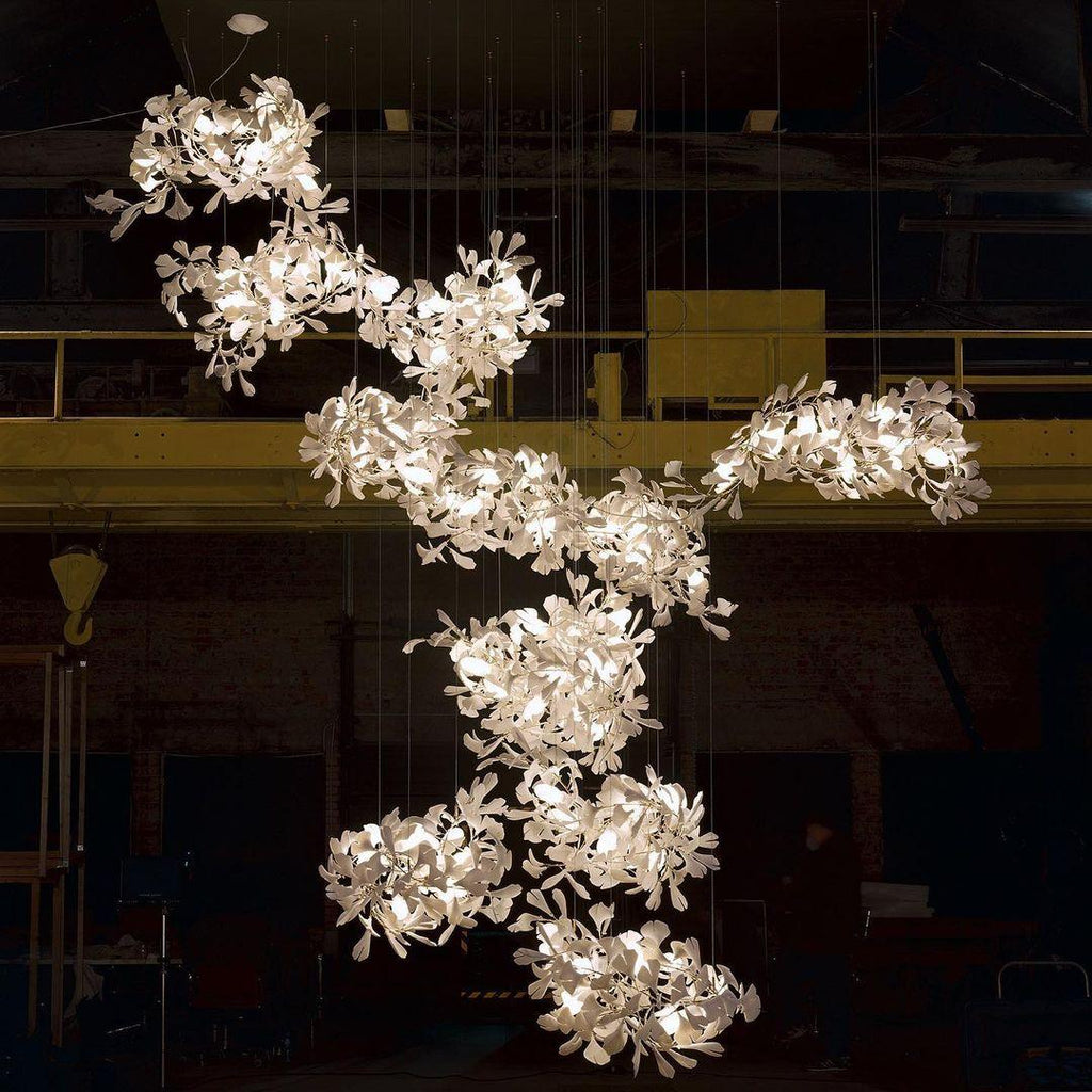 Koralisse Ceramic Chandelier-Moonnatur
