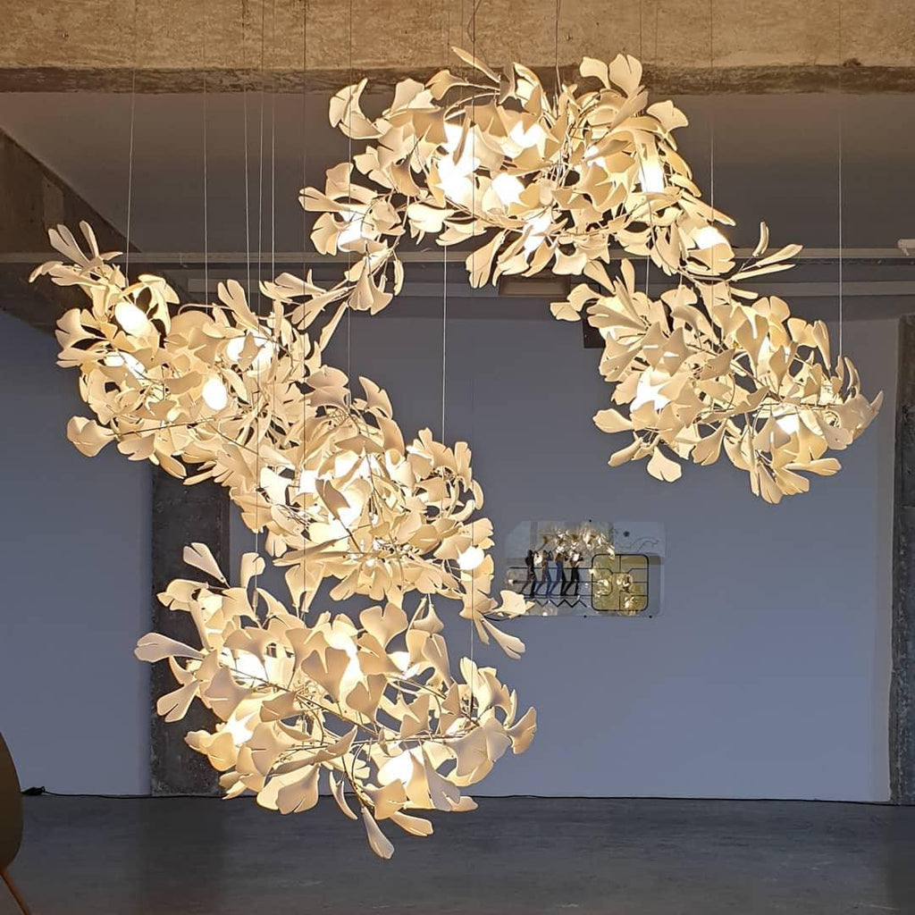 Koralisse Ceramic Chandelier-Moonnatur