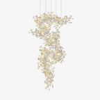 Koralisse Ceramic Chandelier-Moonnatur