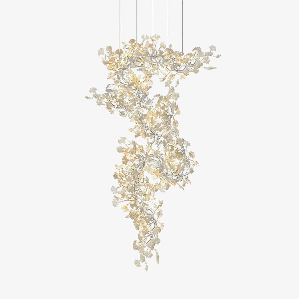 Koralisse Ceramic Chandelier-Moonnatur