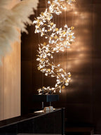 Koralisse Ceramic Chandelier-Moonnatur