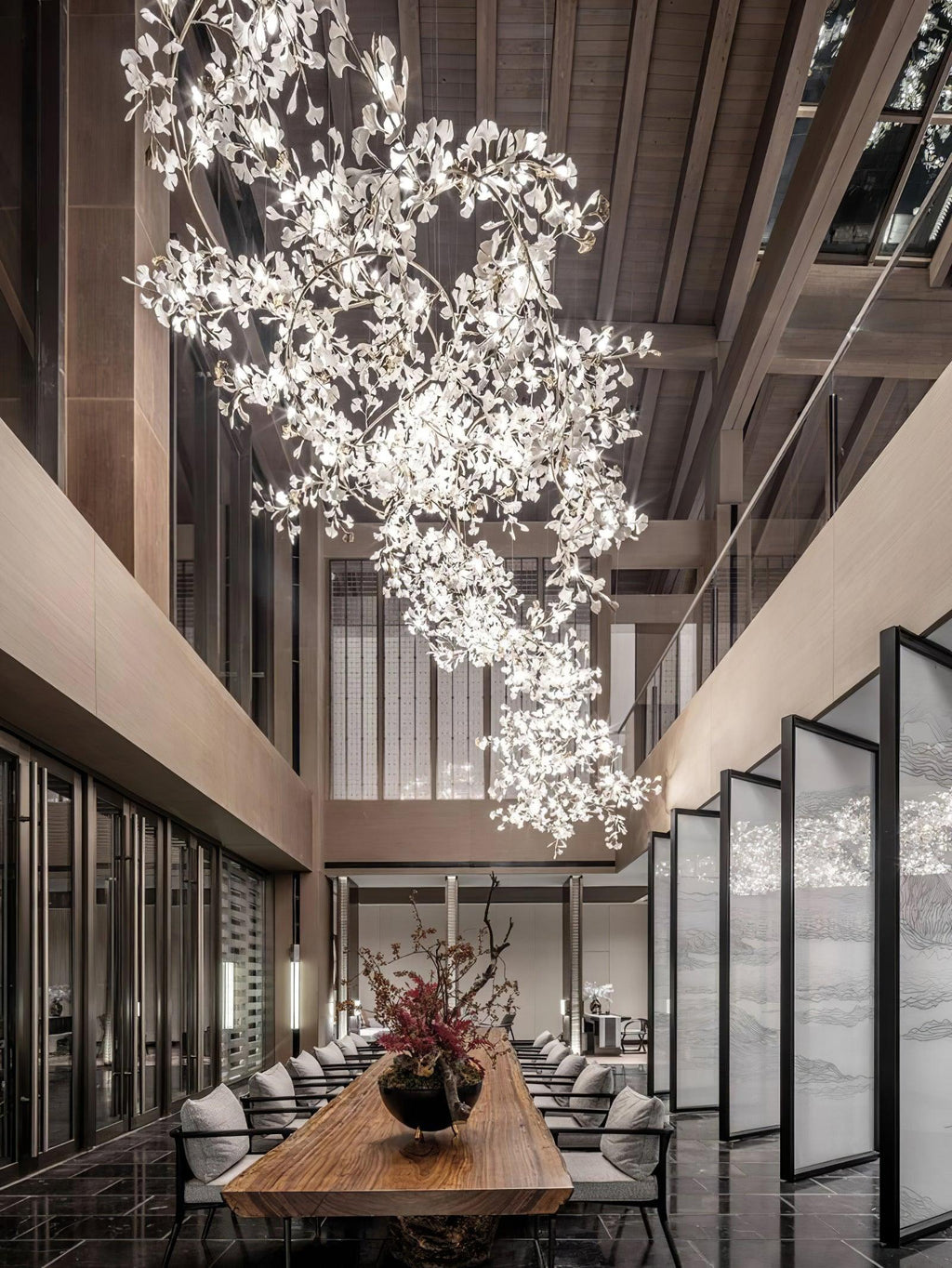 Koralisse Ceramic Chandelier-Moonnatur