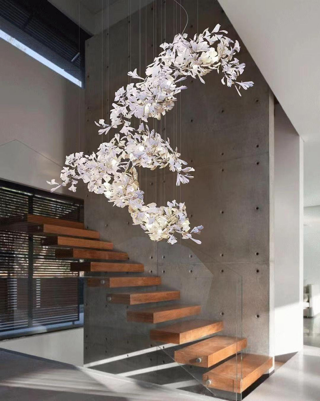 Koralisse Ceramic Chandelier-Moonnatur