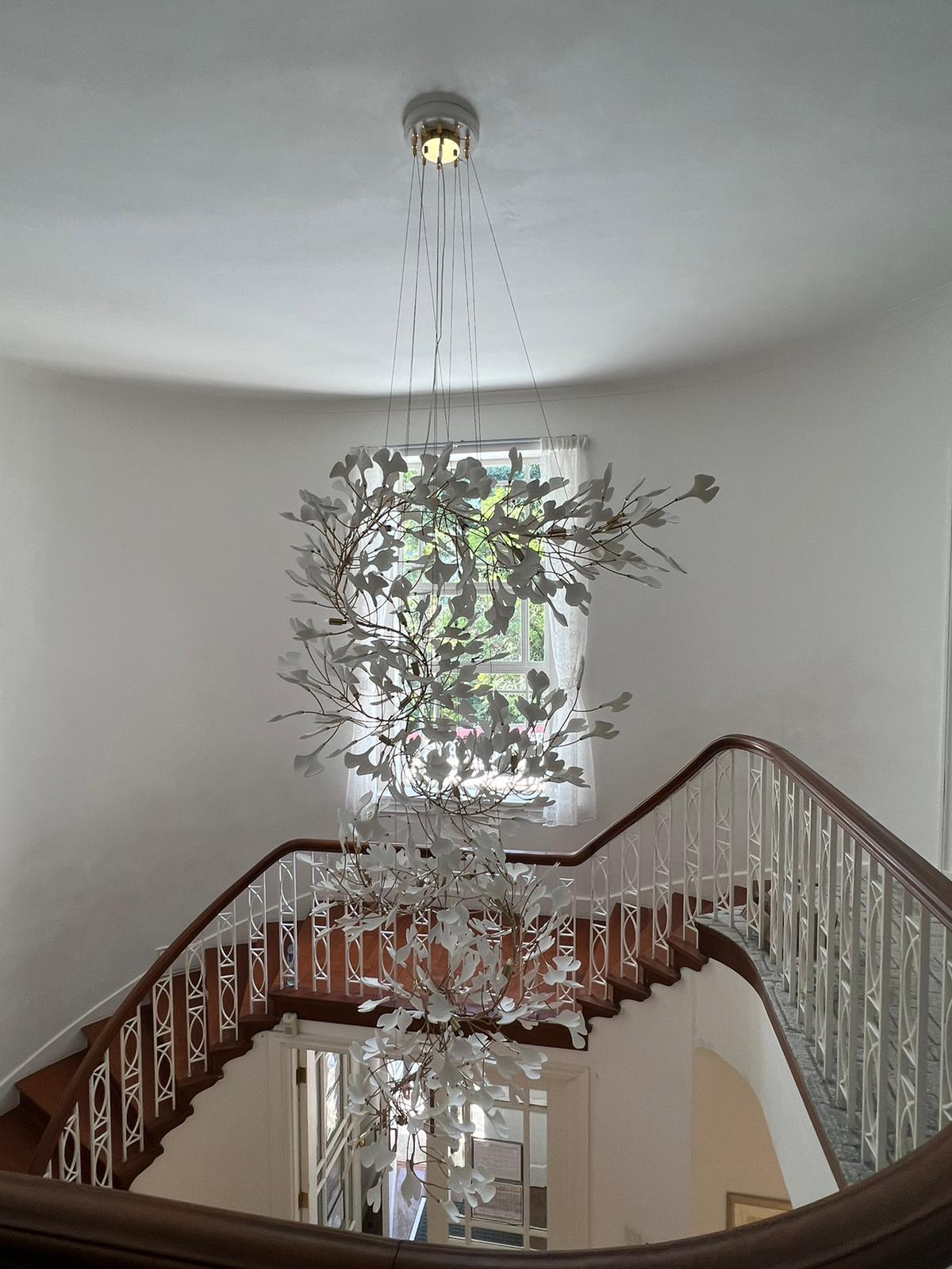 Koralisse Ceramic Chandelier-Moonnatur