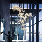 Koralisse Ceramic Chandelier-Moonnatur