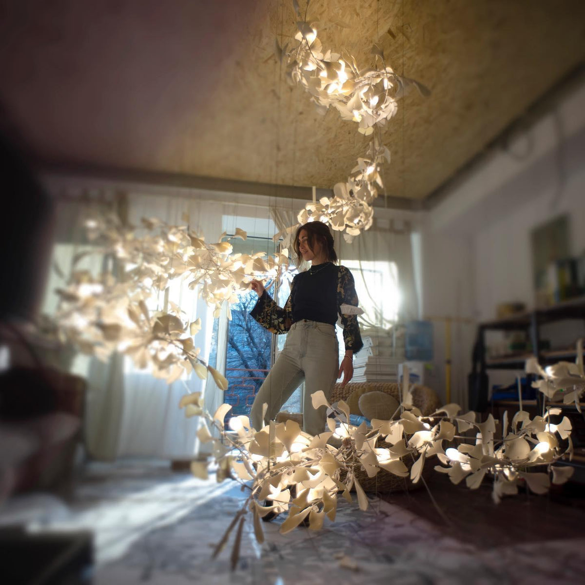 Vardenfield Ceramic Chandelier-Moonnatur