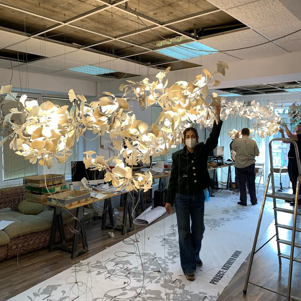 Vardenfield Ceramic Chandelier-Moonnatur