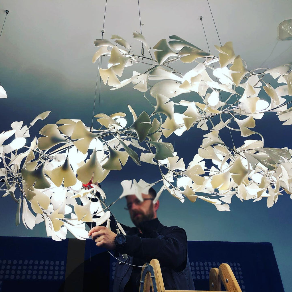 Vardenfield Ceramic Chandelier-Moonnatur