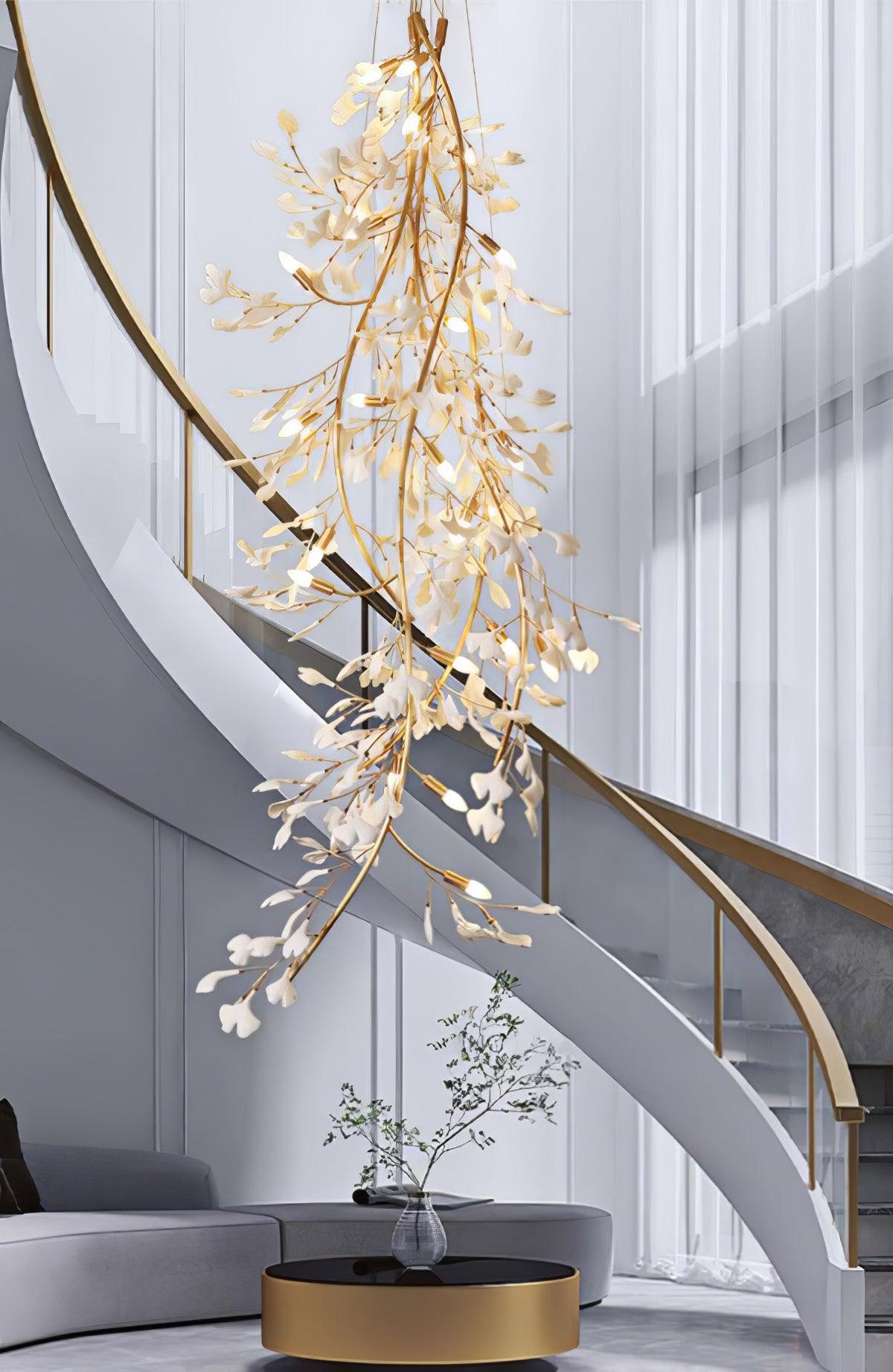 Perova Ceramic Chandelier-Moonnatur