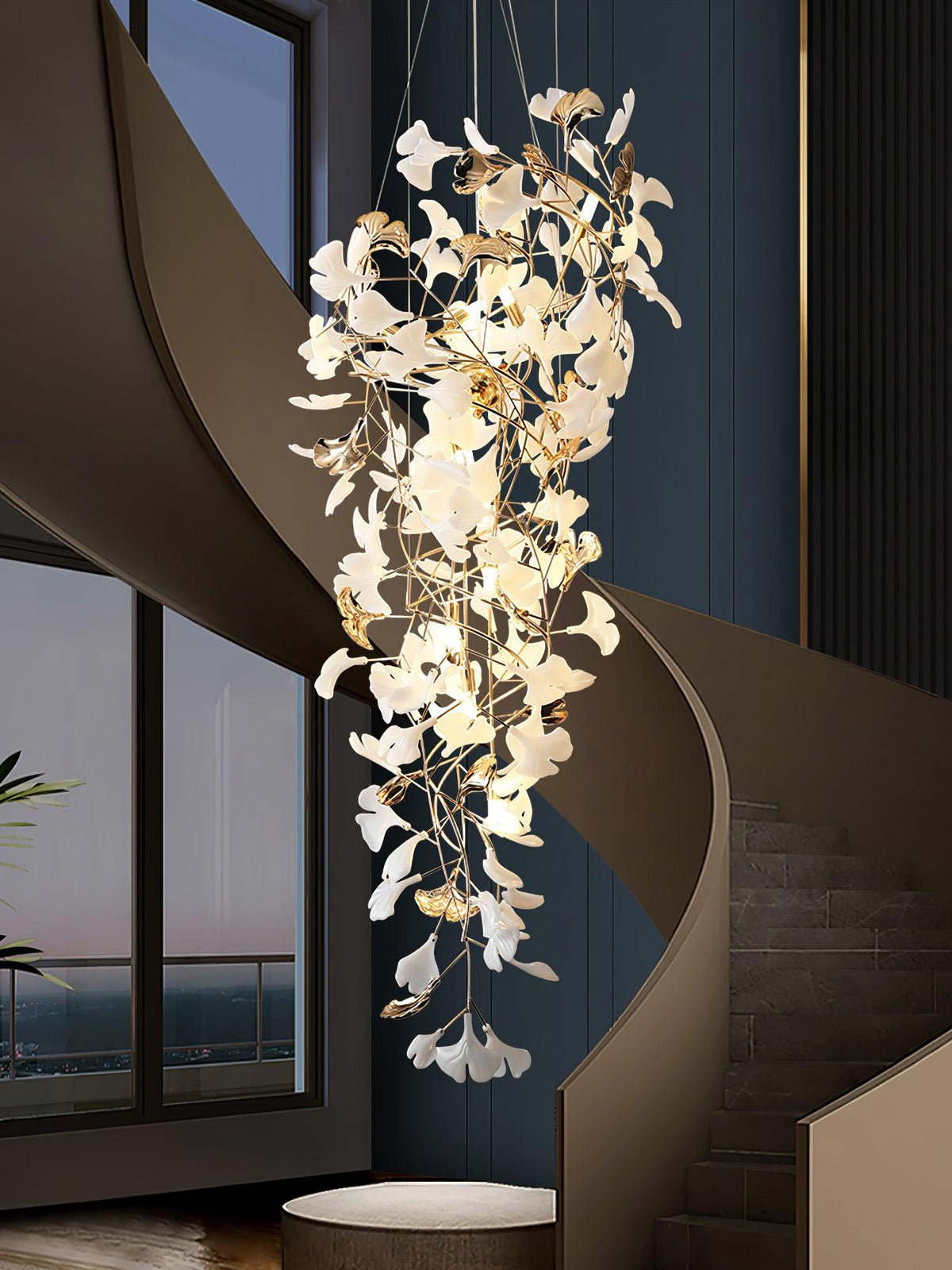 Yardenheath Ceramic Chandelier-Moonnatur