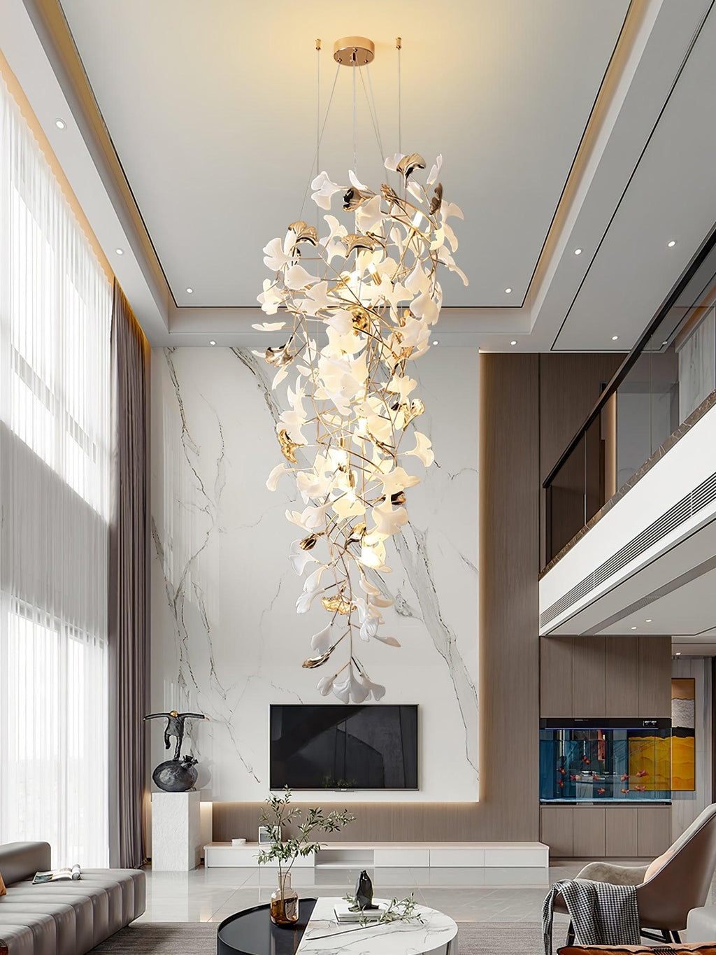 Yardenheath Ceramic Chandelier-Moonnatur