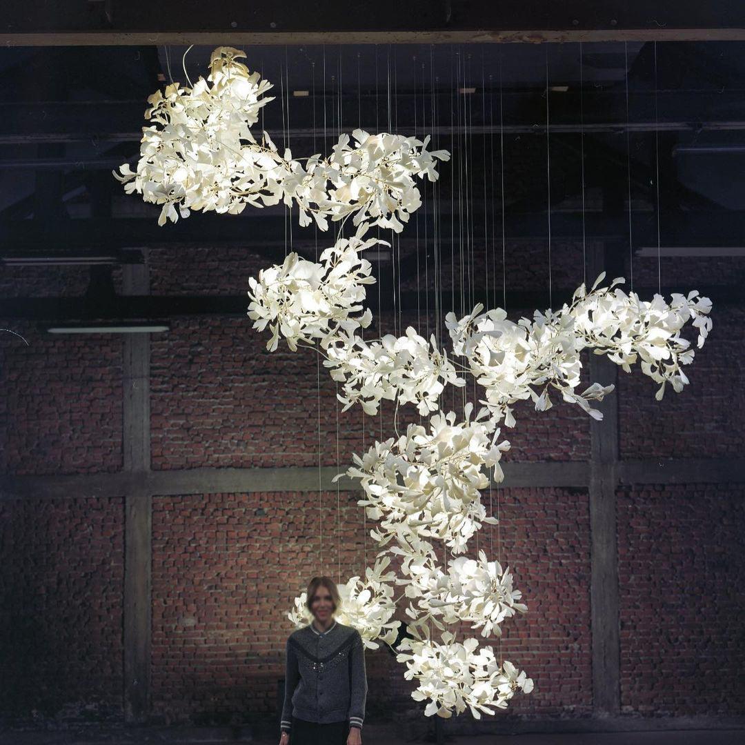 Ardenora Ceramic Chandelier-Moonnatur