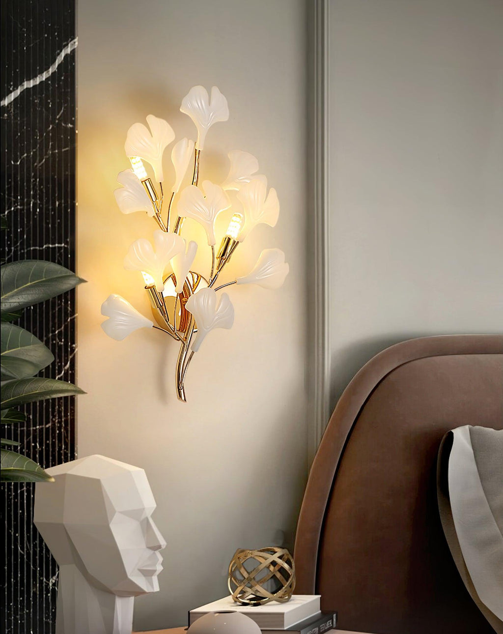 Meldenina Ceramic Wall Light-Moonnatur