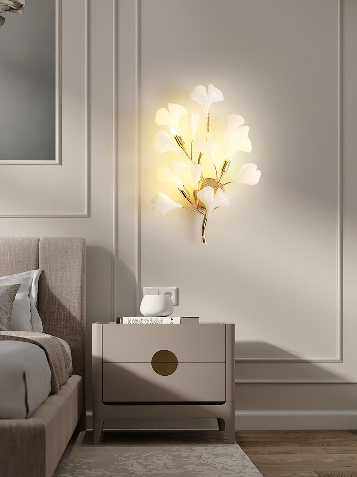 Meldenina Ceramic Wall Light-Moonnatur
