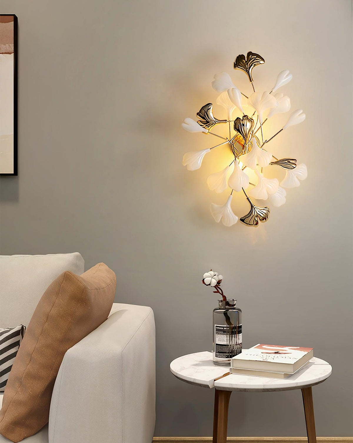 Meldenina Ceramic Wall Light-Moonnatur