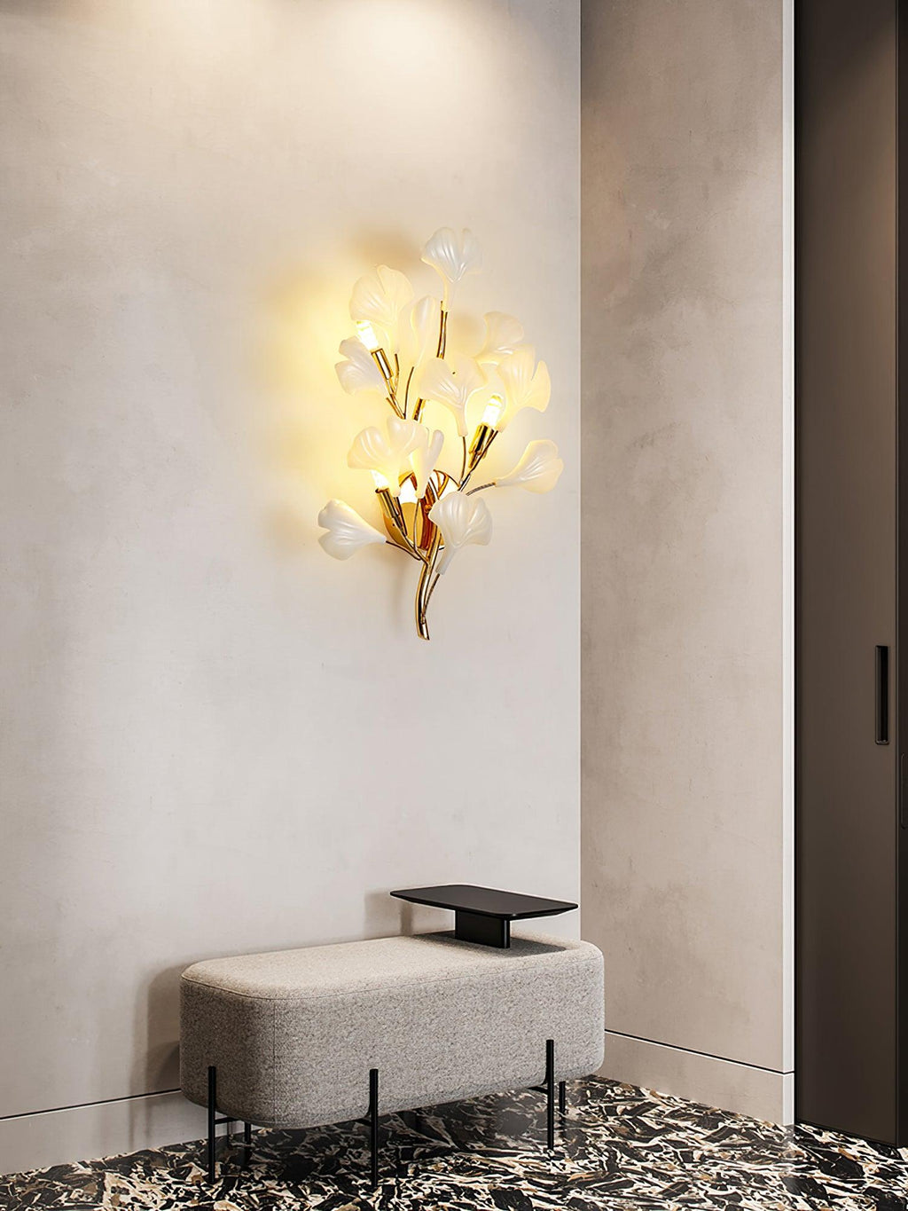 Meldenina Ceramic Wall Light-Moonnatur