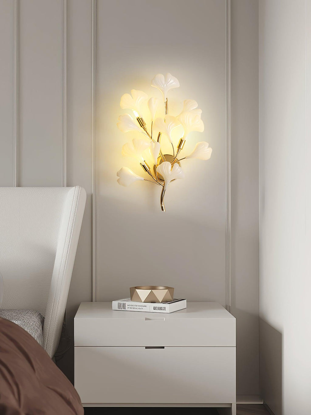 Meldenina Ceramic Wall Light-Moonnatur