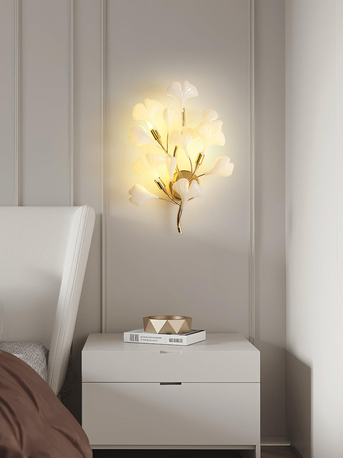 Meldenina Ceramic Wall Light-Moonnatur