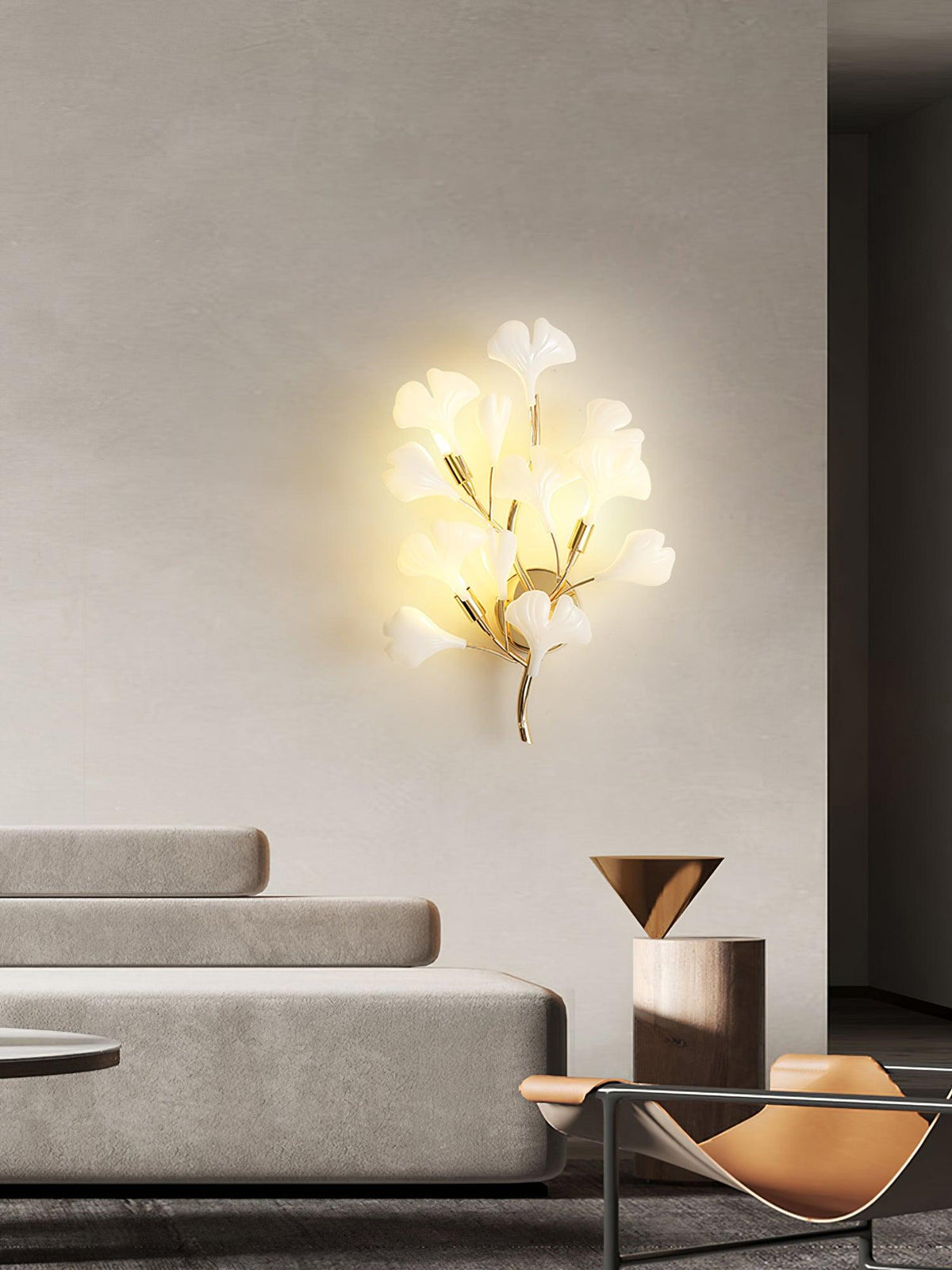 Meldenina Ceramic Wall Light-Moonnatur