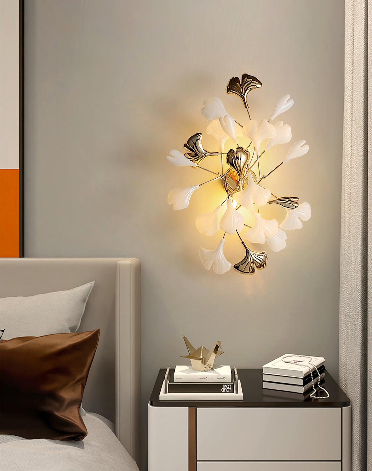 Meldenina Ceramic Wall Light-Moonnatur