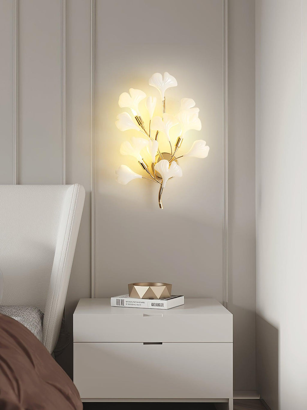 Meldenina Ceramic Wall Light-Moonnatur