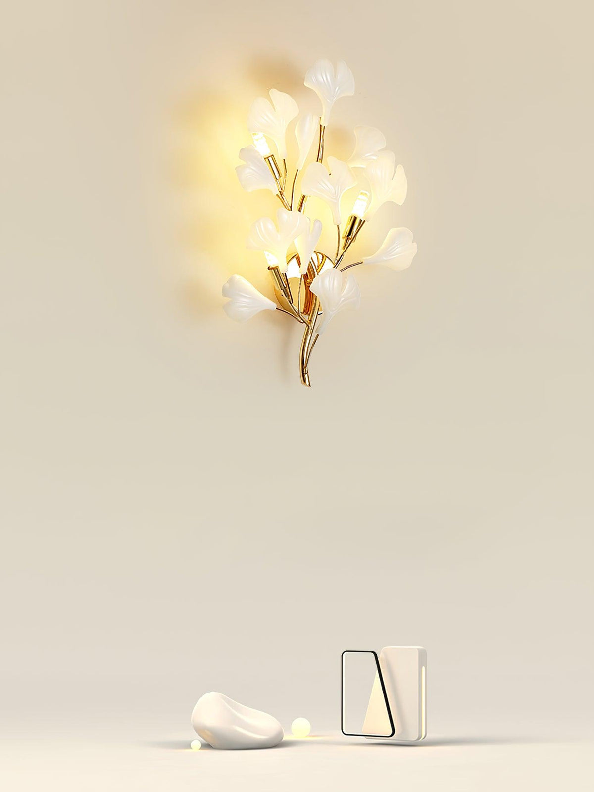 Meldenina Ceramic Wall Light-Moonnatur