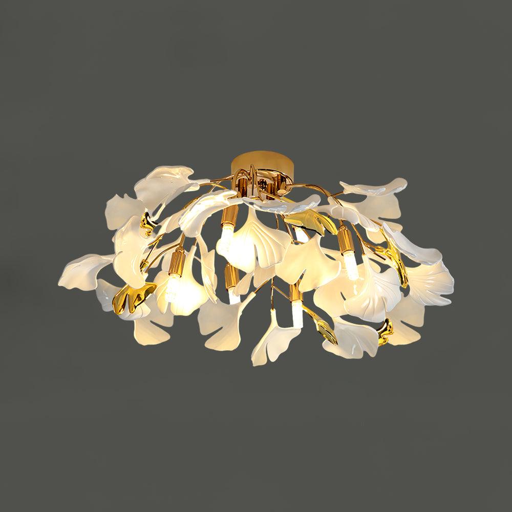 Penrelholm Ceramic Ceiling Light-Moonnatur