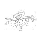 Penrelholm Ceramic Ceiling Light-Moonnatur