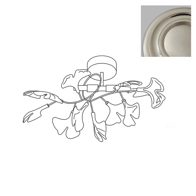 Penrelholm Ceramic Ceiling Light-Moonnatur