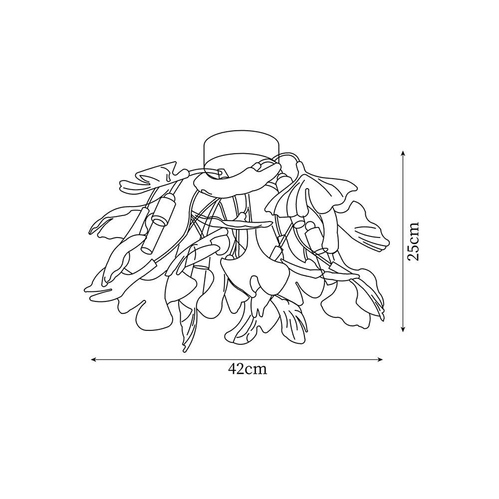 Kesterley Ceramic Ceiling Light-Moonnatur