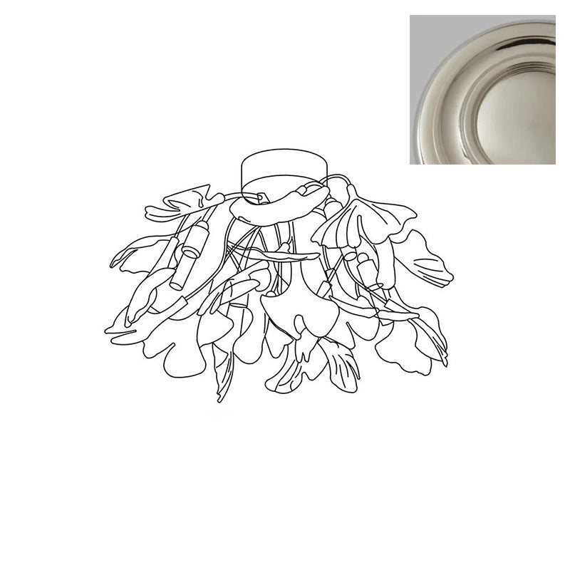 Penrelholm Ceramic Ceiling Light-Moonnatur