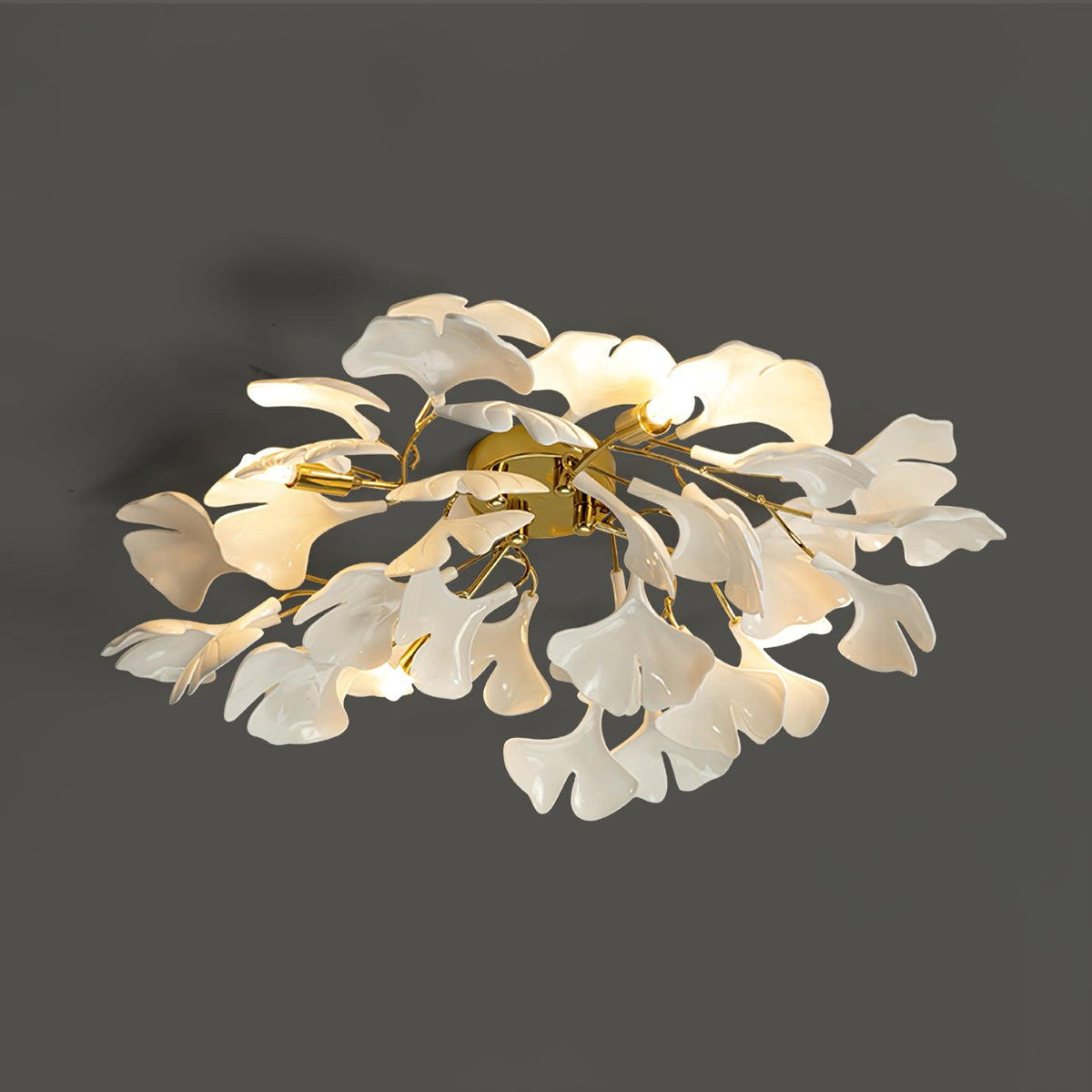 Penrelholm Ceramic Ceiling Light-Moonnatur
