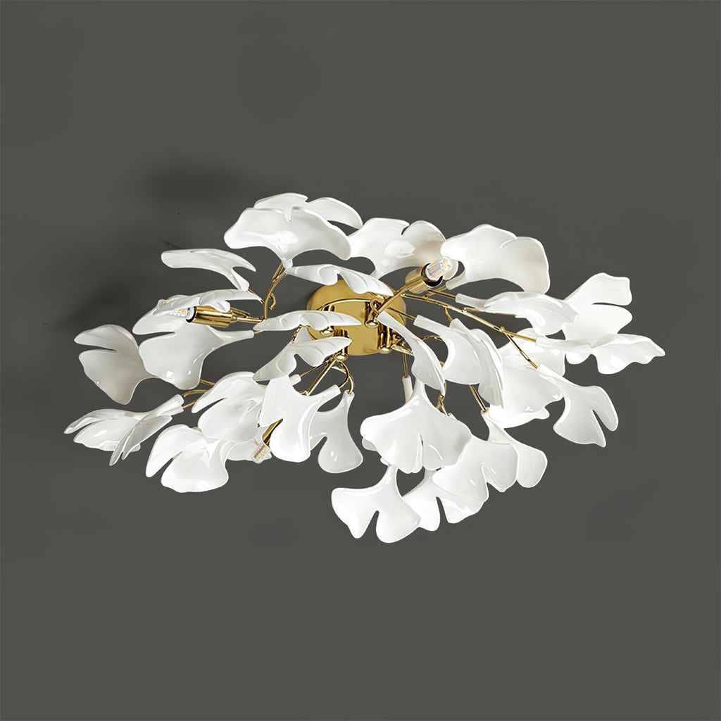 Penrelholm Ceramic Ceiling Light-Moonnatur