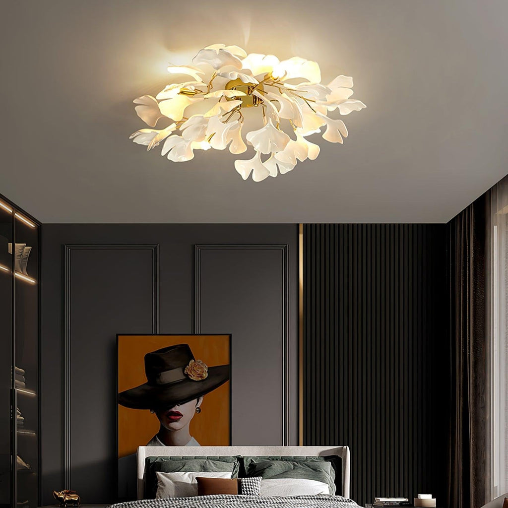 Penrelholm Ceramic Ceiling Light-Moonnatur