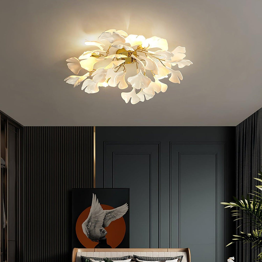 Penrelholm Ceramic Ceiling Light-Moonnatur