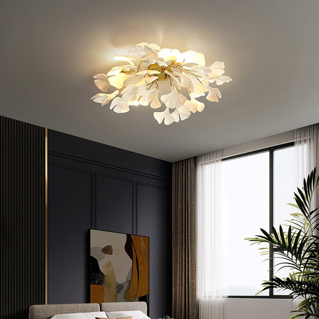 Penrelholm Ceramic Ceiling Light-Moonnatur