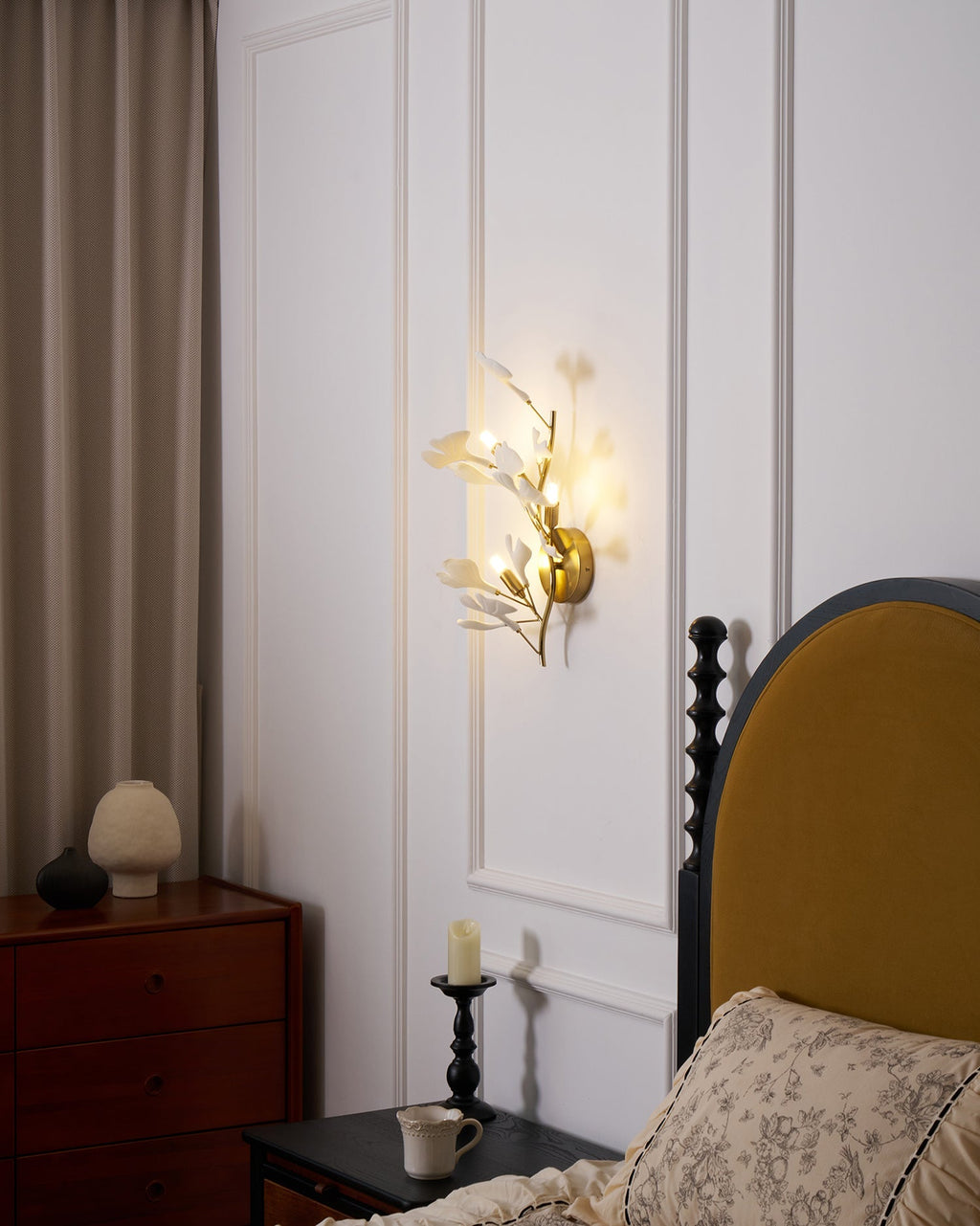 Meldenina Ceramic Wall Light-Moonnatur