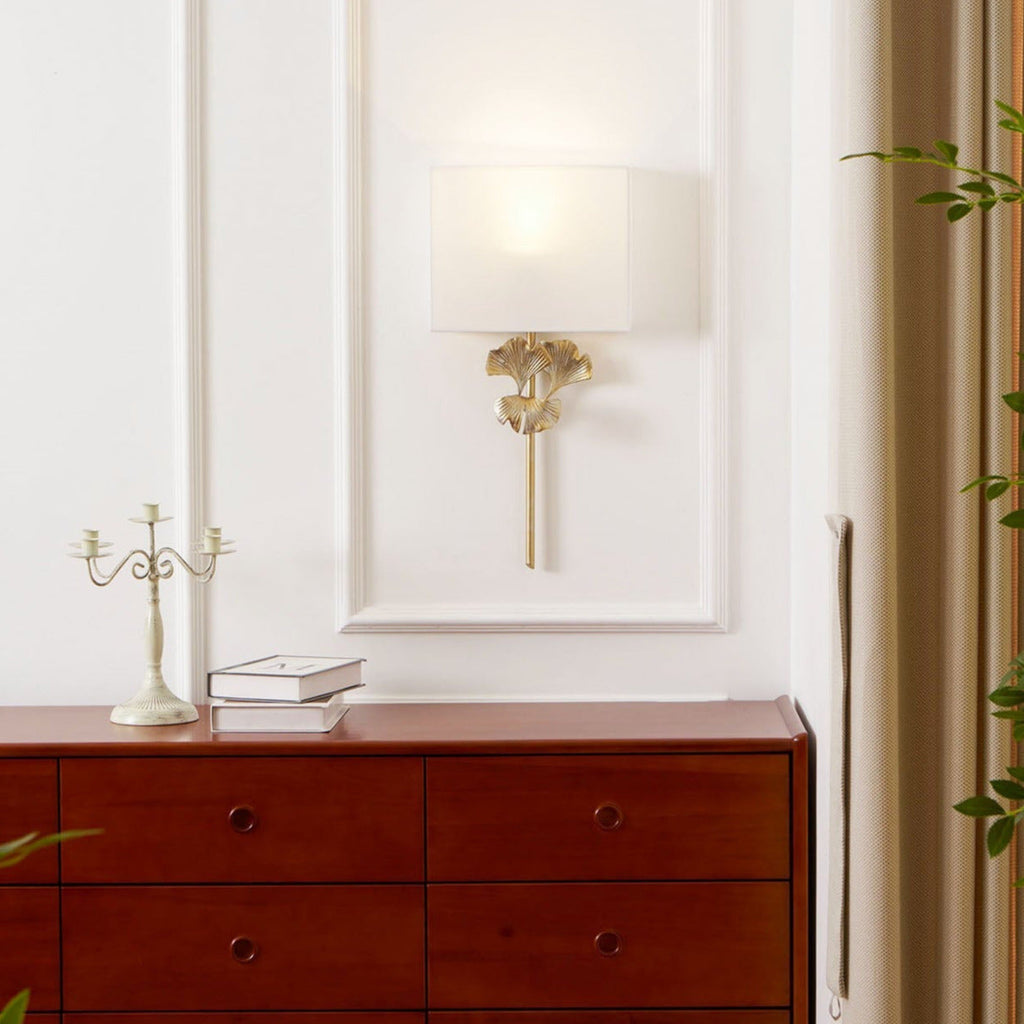 Avrenora Fabric Wall Light-Moonnatur