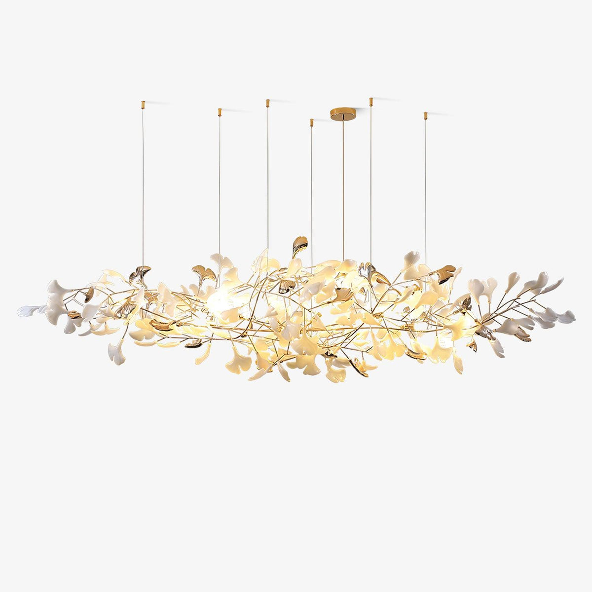 Nareneth Ceramic Chandelier-Moonnatur