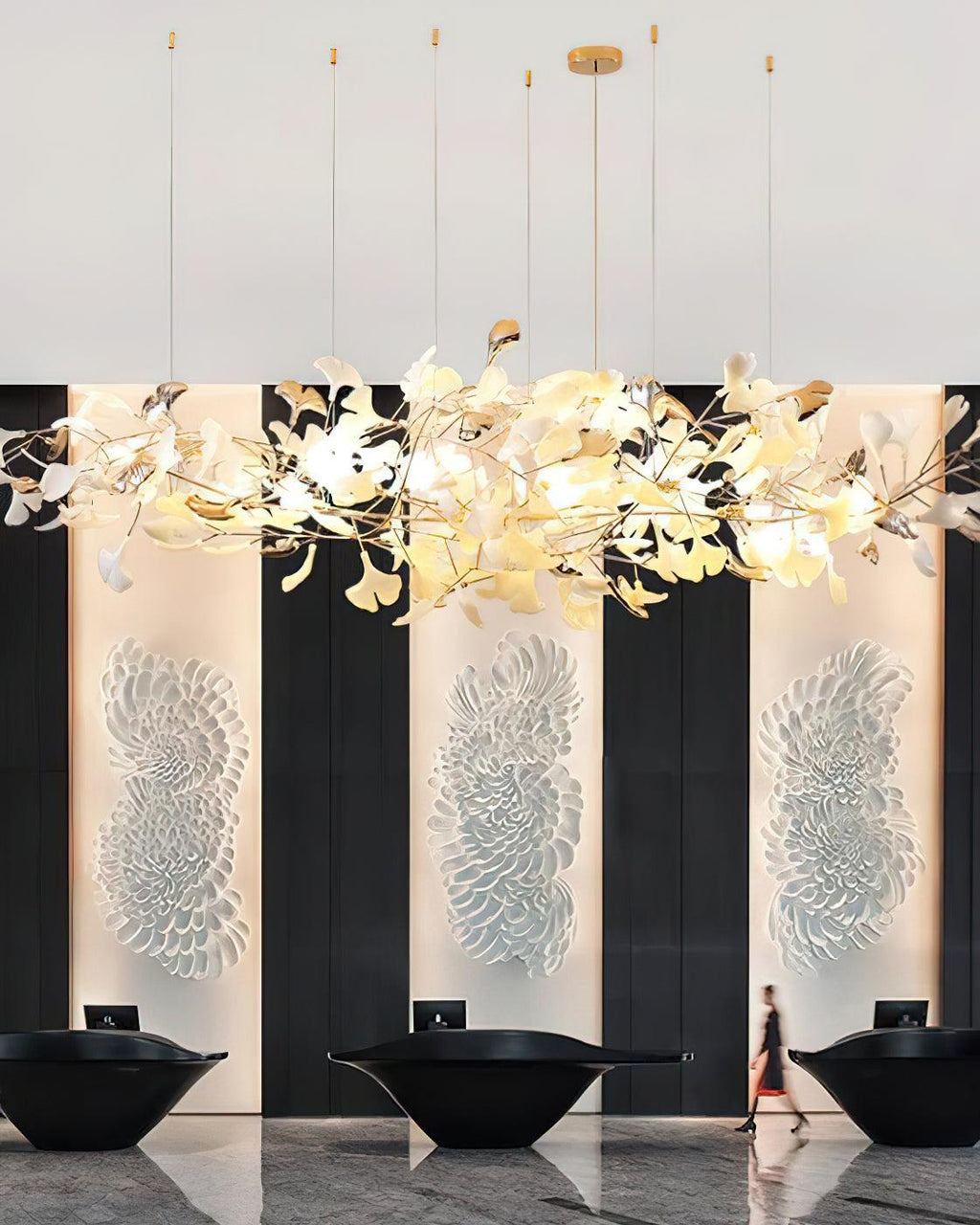 Nareneth Ceramic Chandelier-Moonnatur