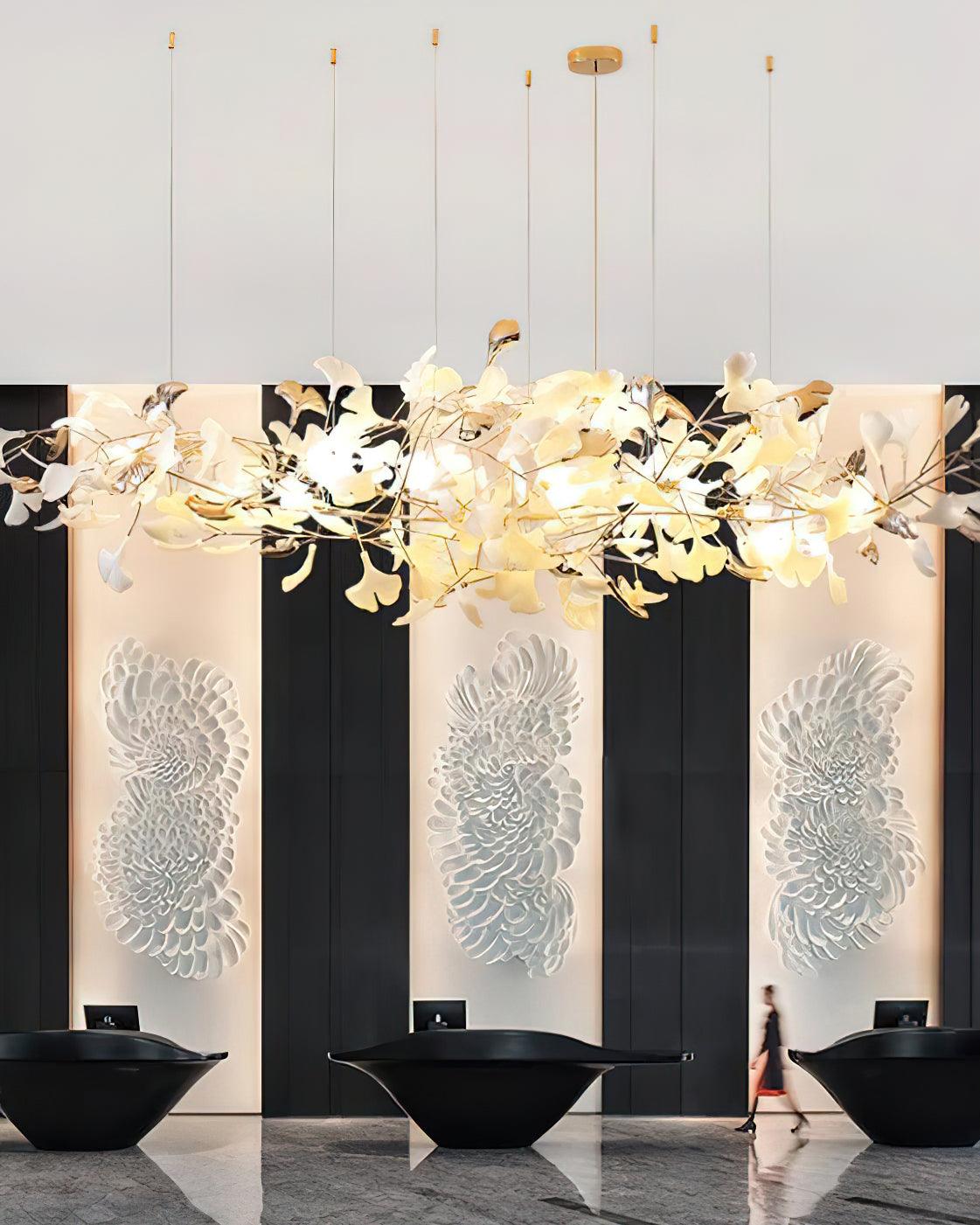 Nareneth Ceramic Chandelier-Moonnatur