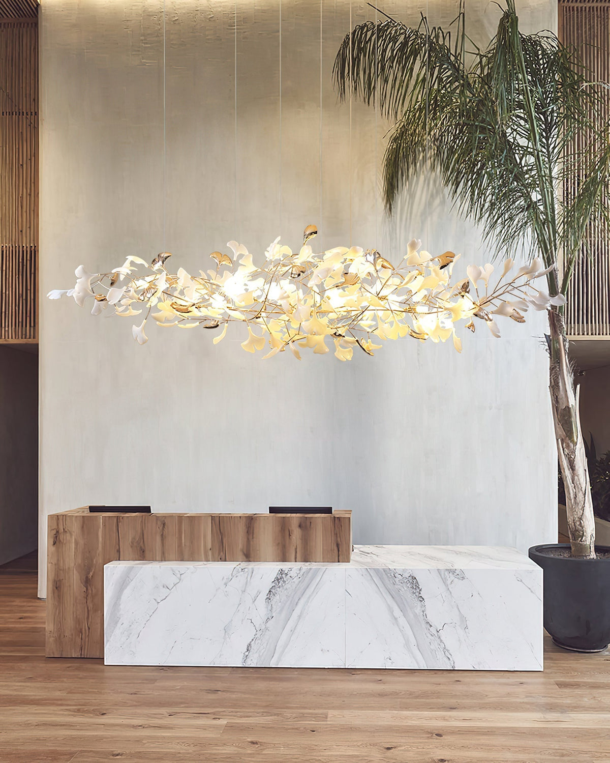 Nareneth Ceramic Chandelier-Moonnatur